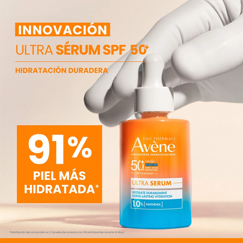 ULTRA SERUM AVENE HIDRATACION DURADERA SPF50+ 30ML - 3
