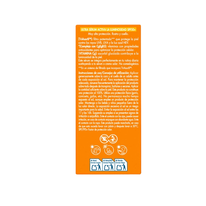 ULTRA SERUM AVENE ILUMINADOR SPF50+ 30ML - 12