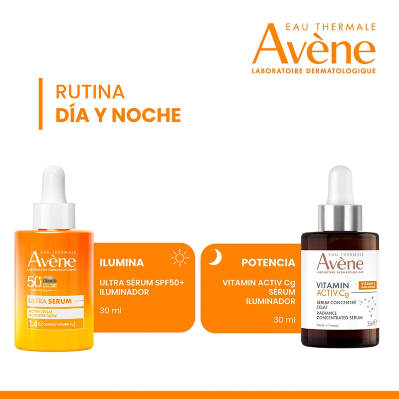 ULTRA SERUM AVENE ILUMINADOR SPF50+ 30ML - 10