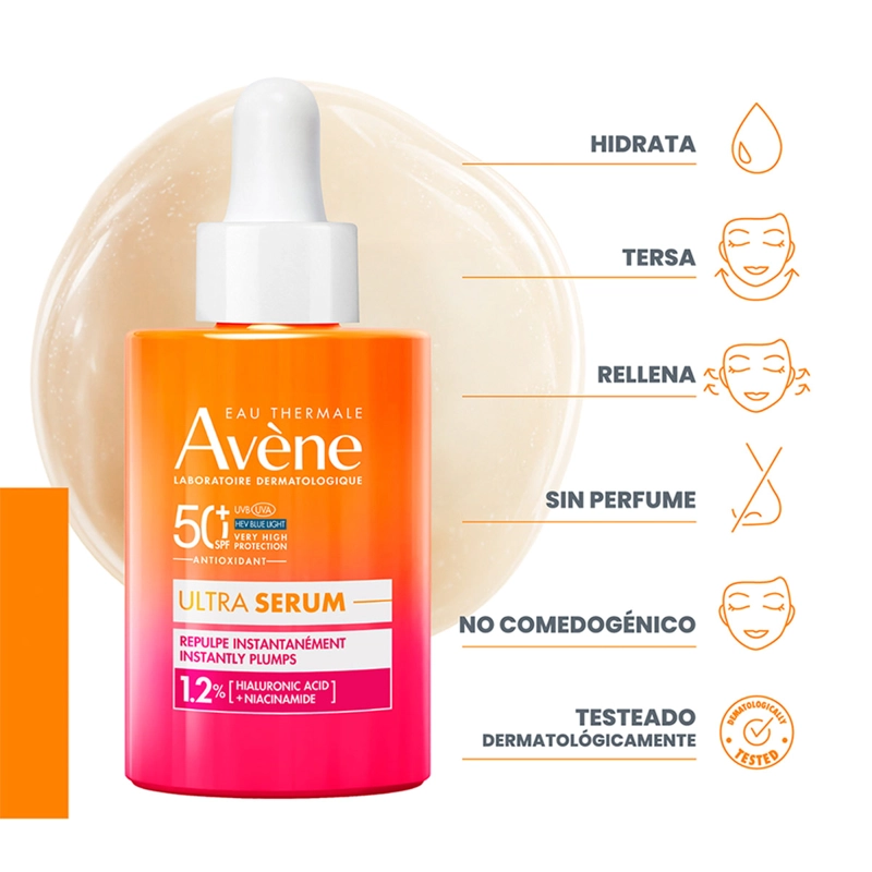 ULTRA SERUM AVENE RELLENADOR INSTANTANEO SPF50+ 30ML - 8