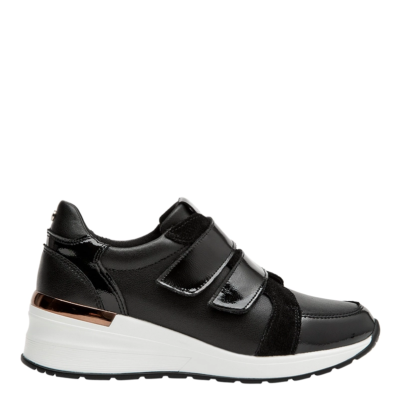 ZAPATILLAS MUJER BRUNO ROSSI URBANAS NEGRO BRM0252 CUERO