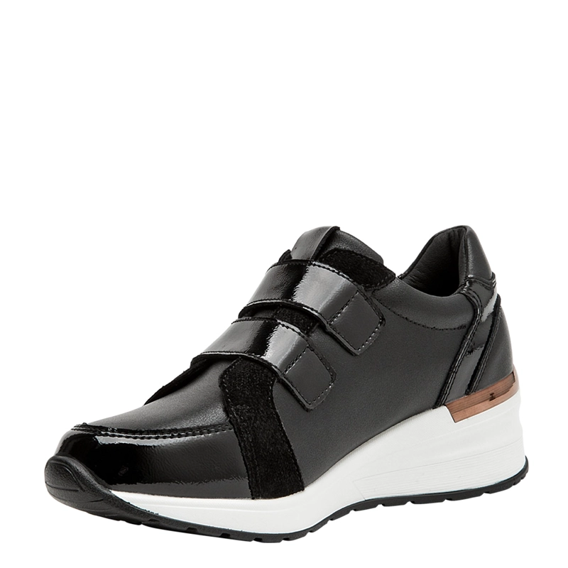 ZAPATILLAS MUJER BRUNO ROSSI URBANAS NEGRO BRM0252 CUERO - 4