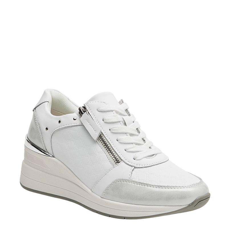 ZAPATILLAS MUJER BRUNO ROSSI URBANAS BLANCO BRM0353 CUERO - 2