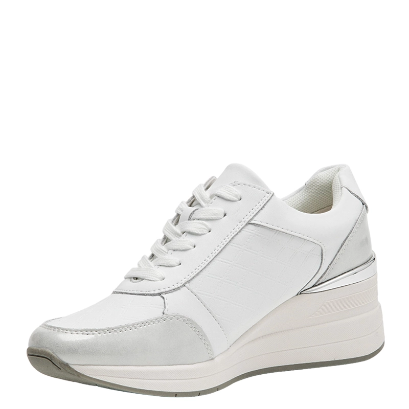 ZAPATILLAS MUJER BRUNO ROSSI URBANAS BLANCO BRM0353 CUERO - 4