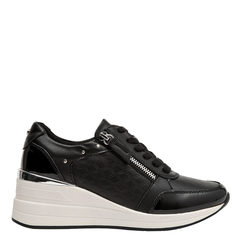 ZAPATILLAS MUJER BRUNO ROSSI URBANAS NEGRO BRM0353 CUERO