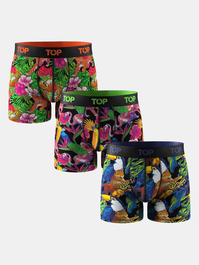 PACK X3 BOXER HOMBRE TOP ALGODÓN - 1