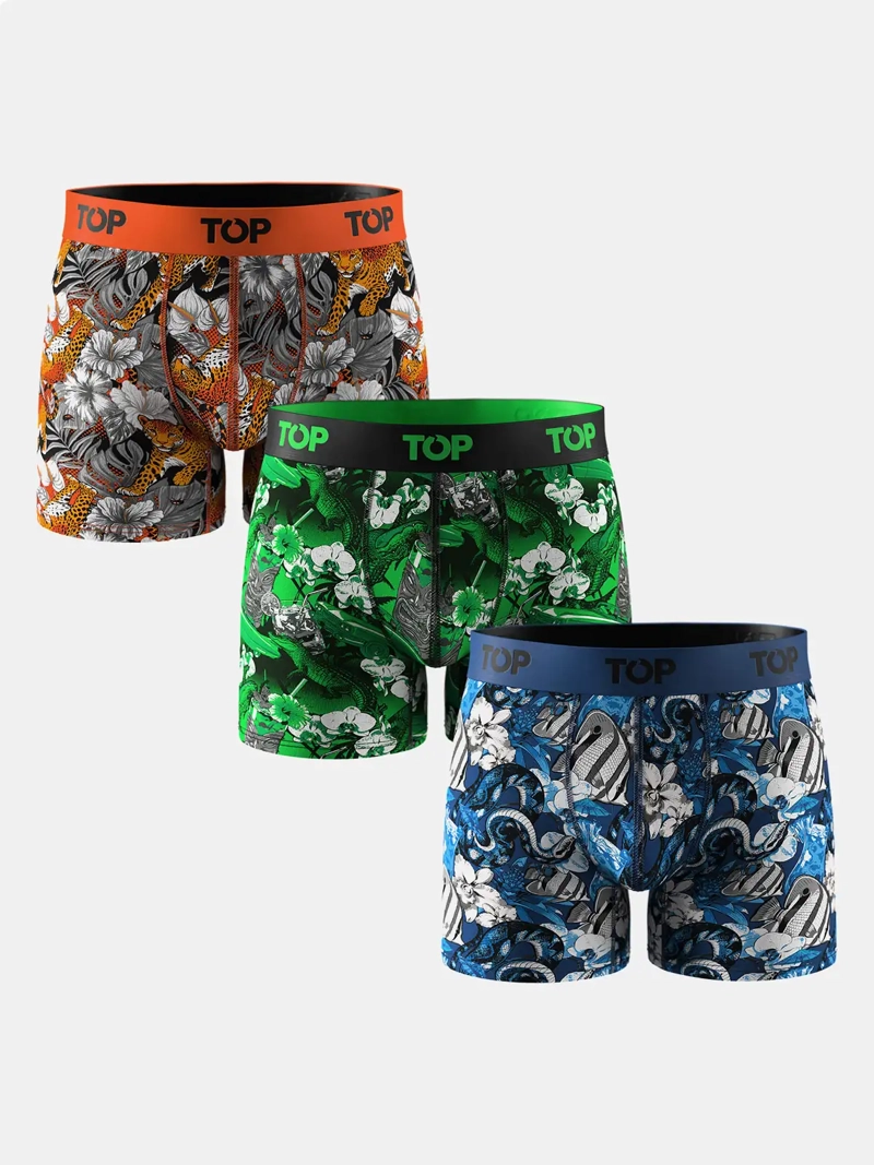 PACK X3 BOXER HOMBRE TOP ALGODÓN - 1