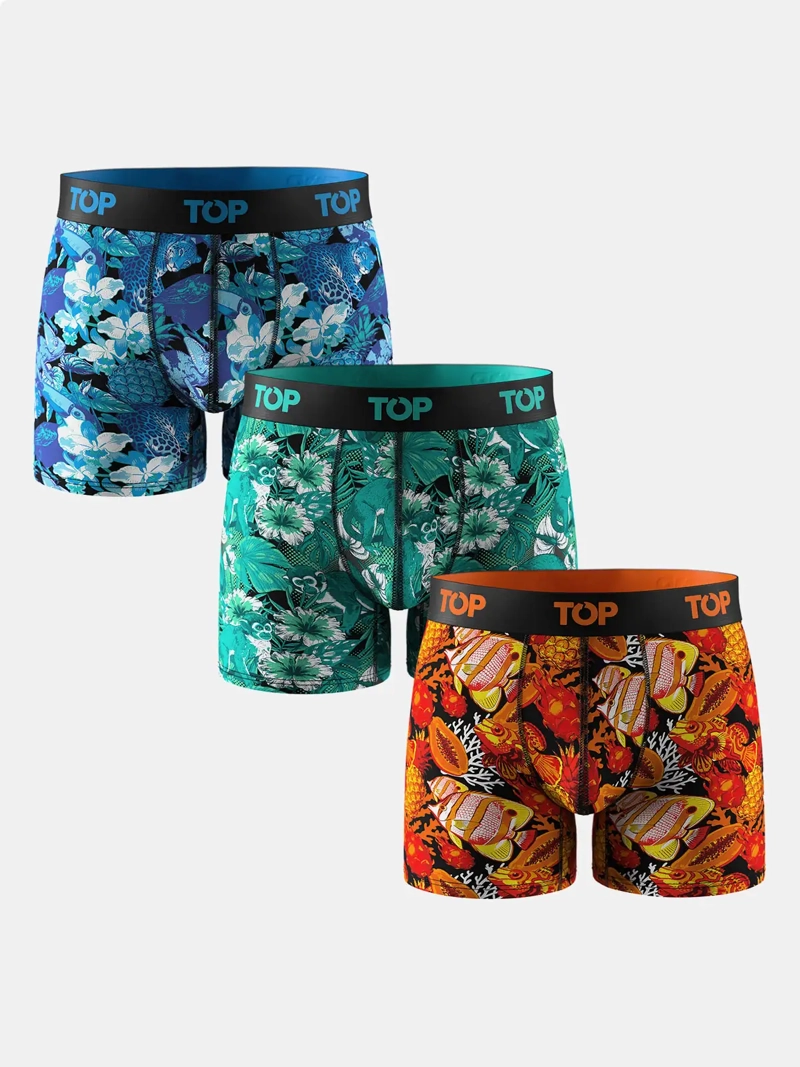 PACK X3 BOXER HOMBRE TOP ALGODÓN