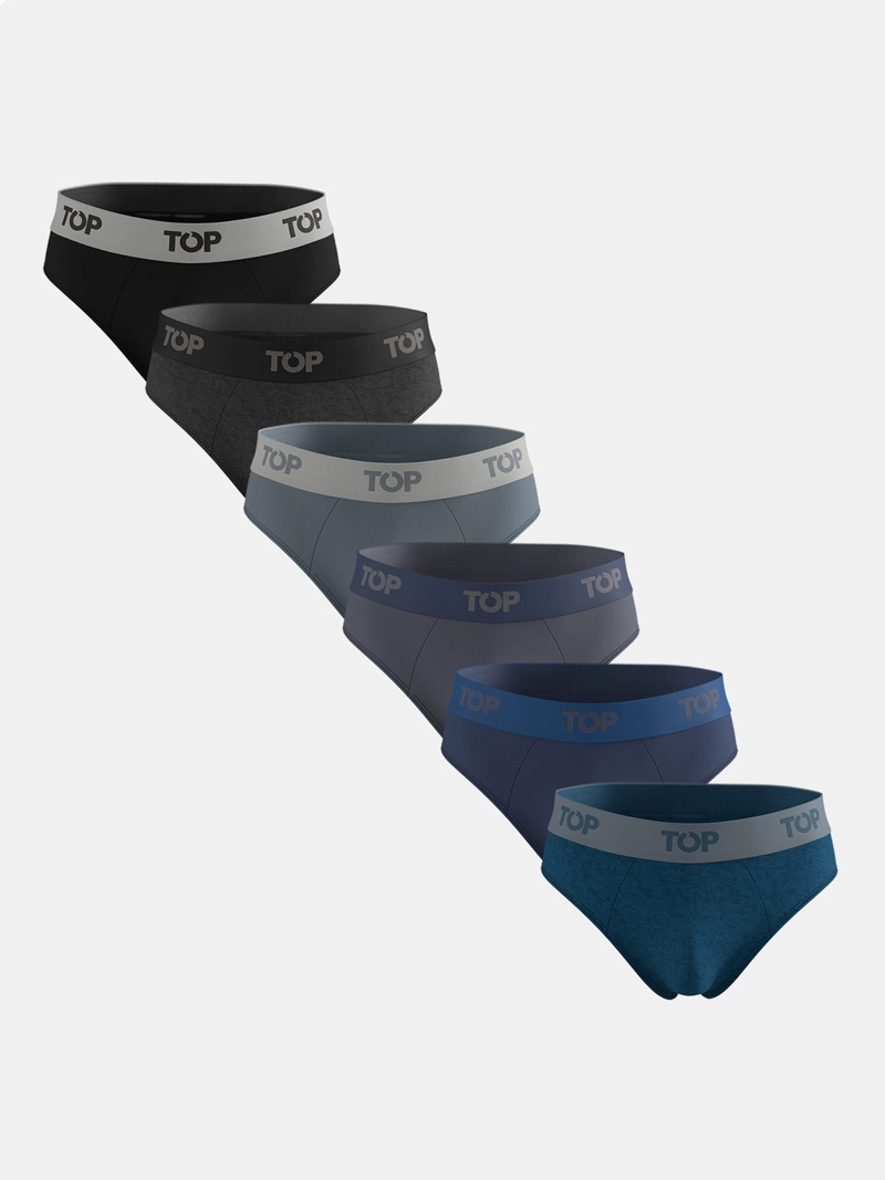 PACK X6 HOMBRE TOP ALGODÓN - 1