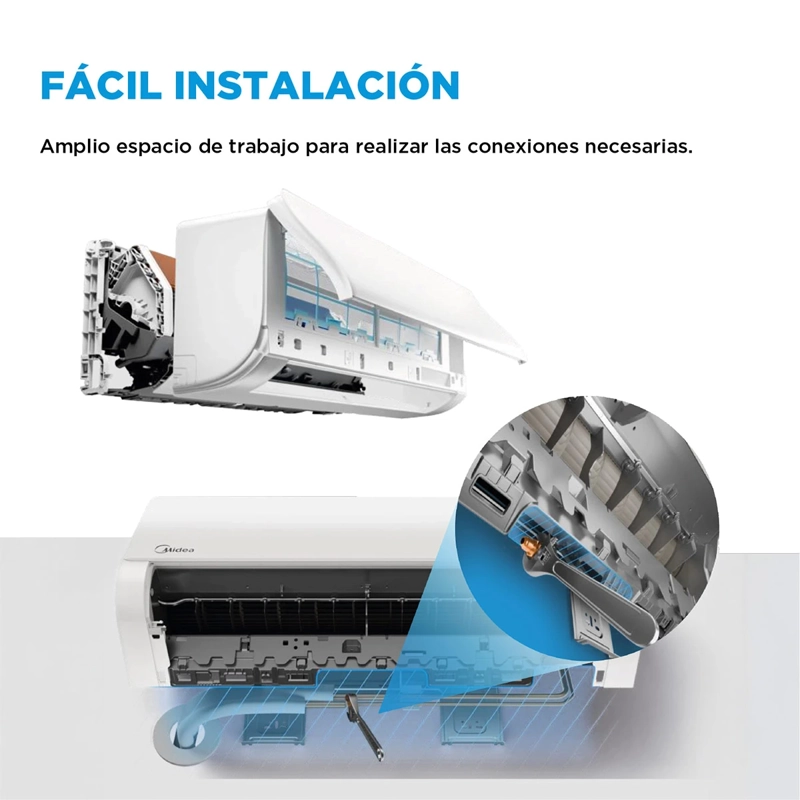 AIRE ACONDICIONADO SPLIT MIDEA INVERTER ECOMASTER 12000 BTU - 14