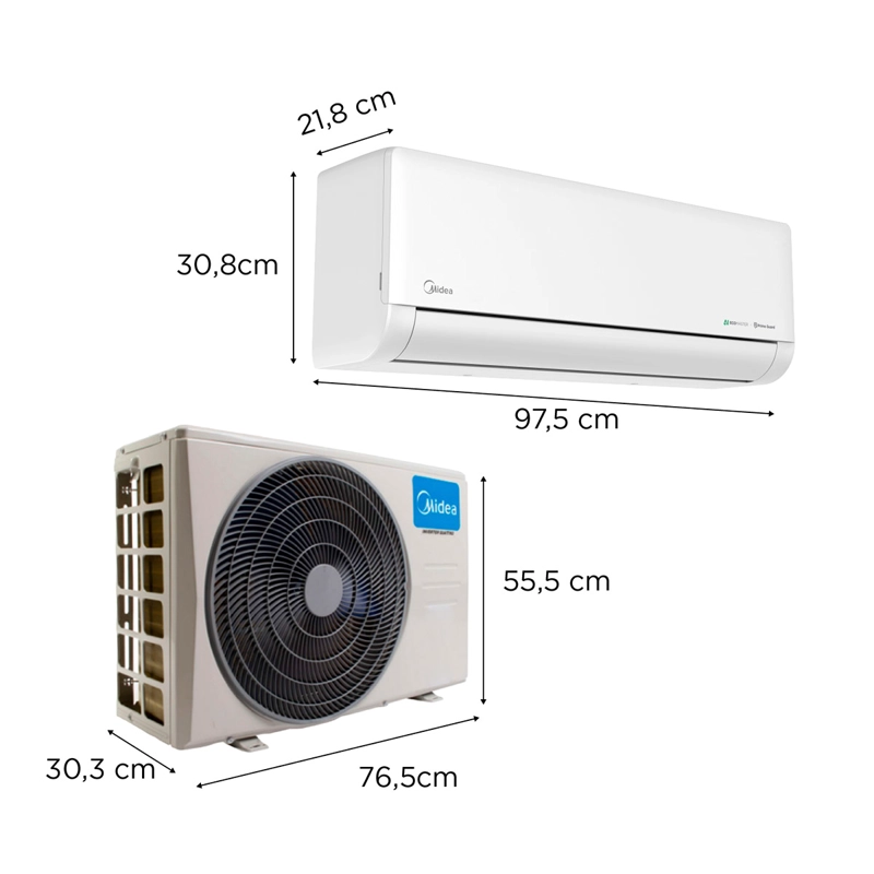 AIRE ACONDICIONADO SPLIT MIDEA INVERTER ECOMASTER 18000 BTU - 4