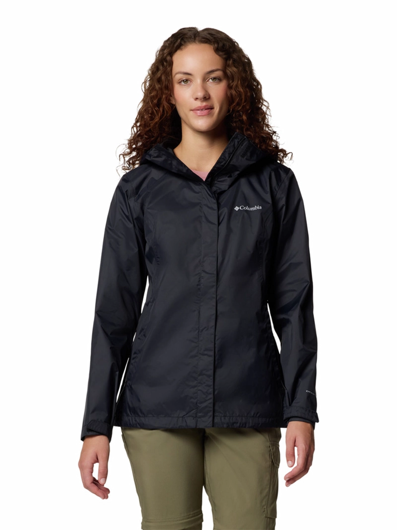 CORTAVIENTO OUTDOOR MUJER COLUMBIA ARCADIA NEGRO - 1