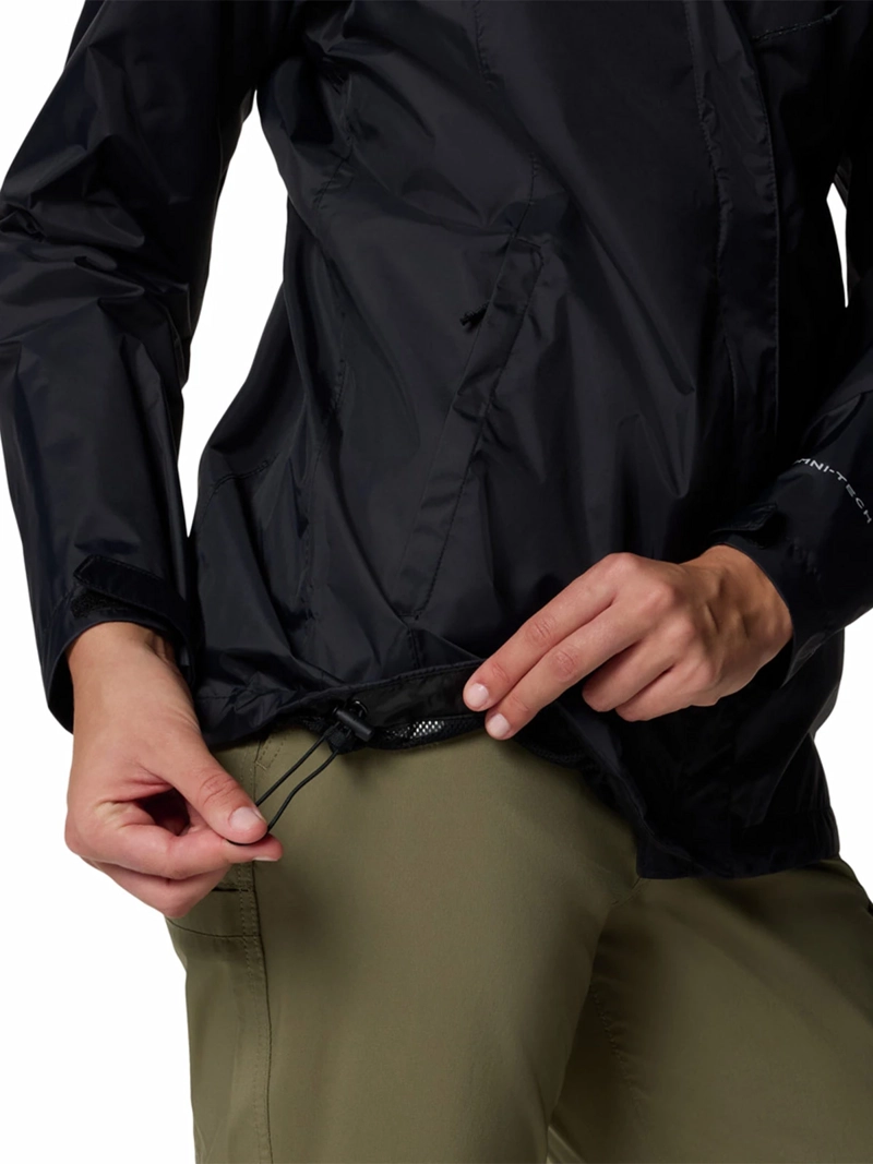 CORTAVIENTO OUTDOOR MUJER COLUMBIA ARCADIA NEGRO - 3