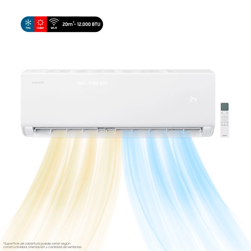 AIRE ACONDICIONADO SPLIT SAMSUNG ESSENTIAL INVERTER 12000 BTU - 2