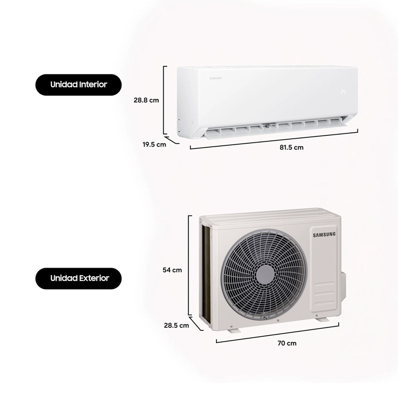 AIRE ACONDICIONADO SPLIT SAMSUNG ESSENTIAL INVERTER 12000 BTU - 3