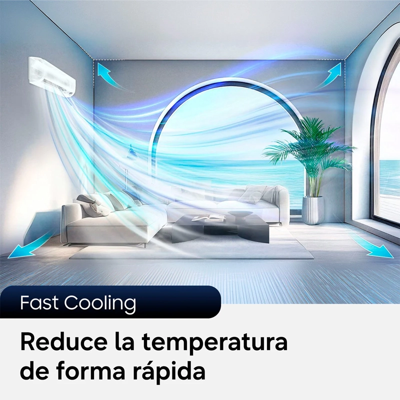 AIRE ACONDICIONADO SPLIT SAMSUNG ESSENTIAL INVERTER 12000 BTU - 6