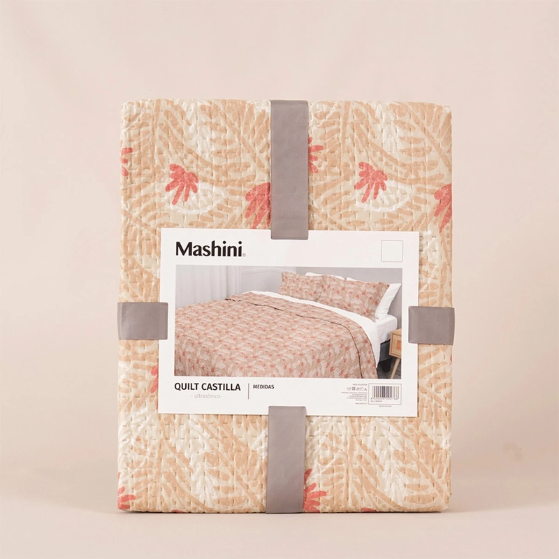 QUILT MASHINI CASTILLA ESTAMPADO 1.5 PLAZAS LANTAN - 4