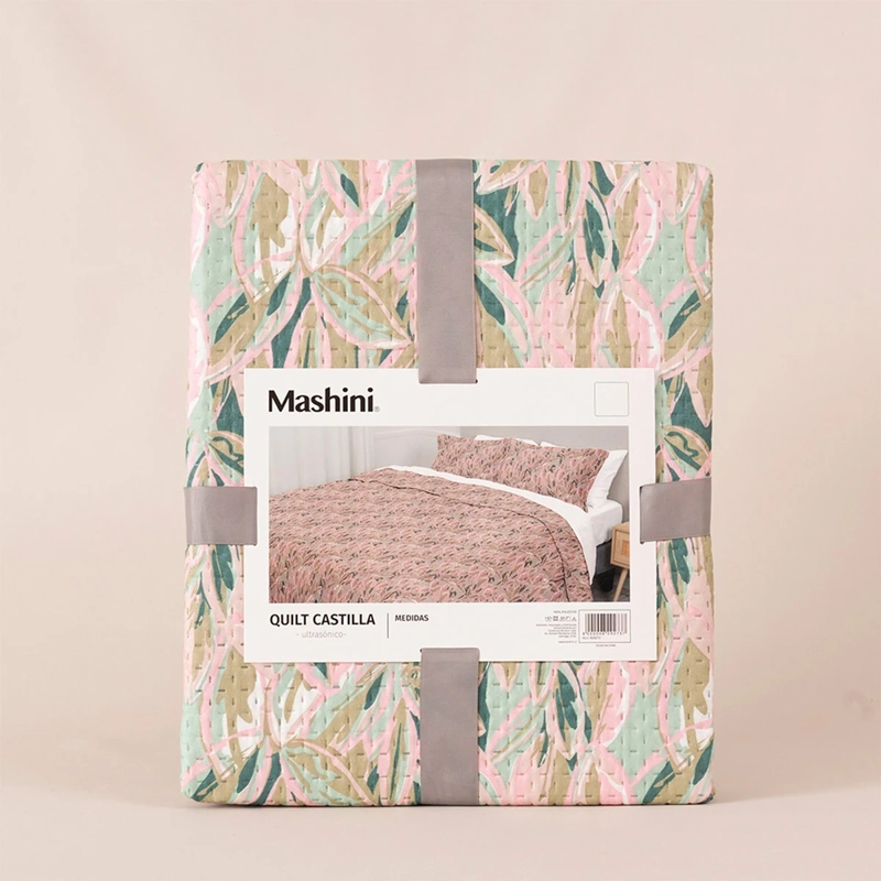 QUILT MASHINI CASTILLA ESTAMPADO 2 PLAZAS ELIANA - 4