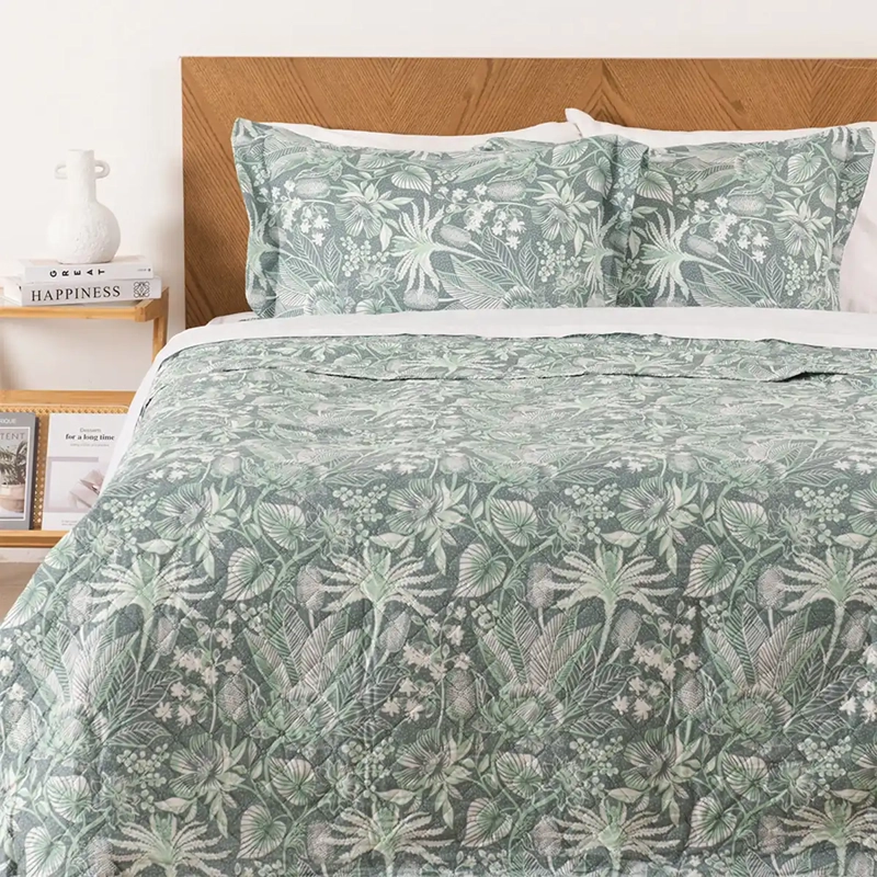 QUILT MASHINI CORDOBA ESTAMPADO KING GARDEN - 1