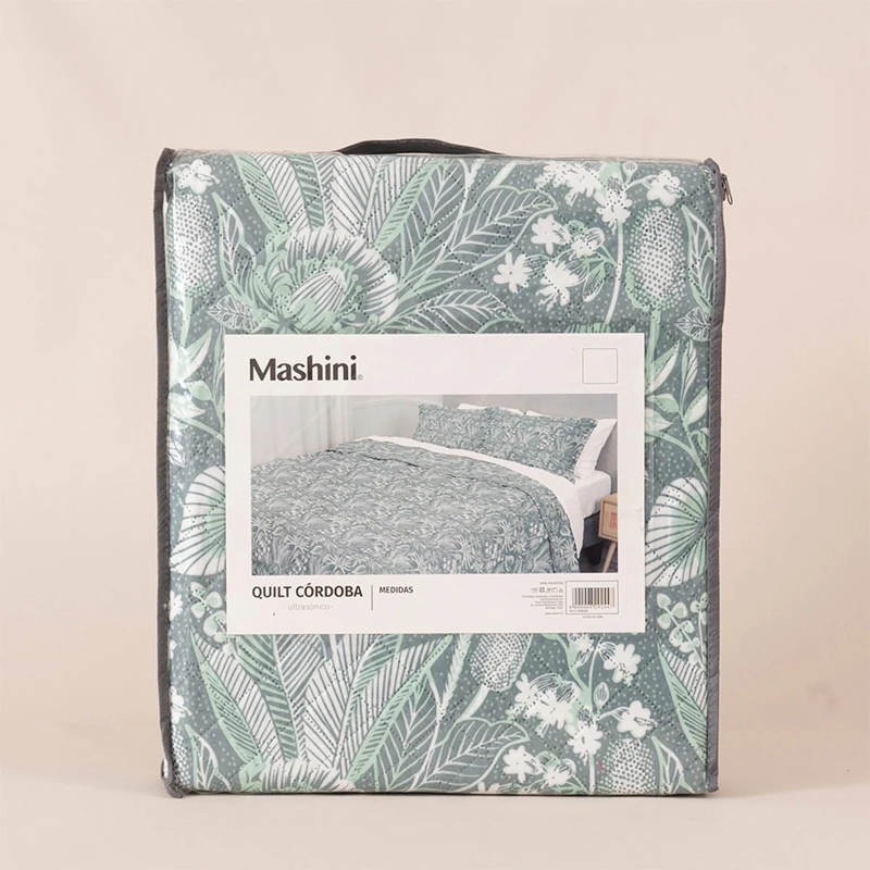 QUILT MASHINI CORDOBA ESTAMPADO KING GARDEN - 4