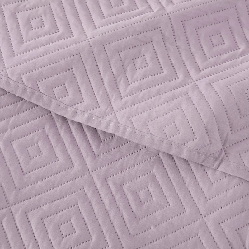 QUILT MASHINI CORDOBA LISO 2 PLAZAS LILA - 3