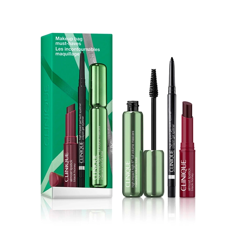 SET MAQUILLAJE CLINIQUE ESENCIALES 10ML+0,9GR+1,2GR