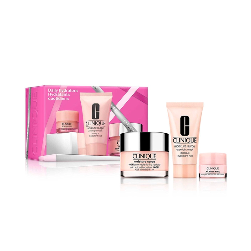 SET HIDRATACION TOTAL CLINIQUE MOISTURE SURGE 30ML+30ML+5ML
