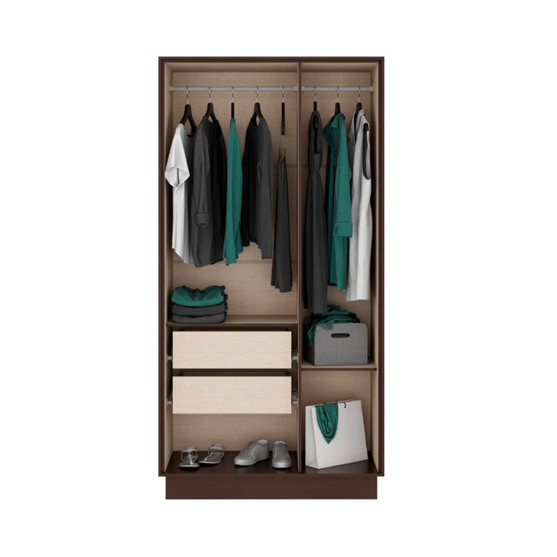 CLOSET ROCA ESPERANZA 3 PUERTAS CAFÉ - 3