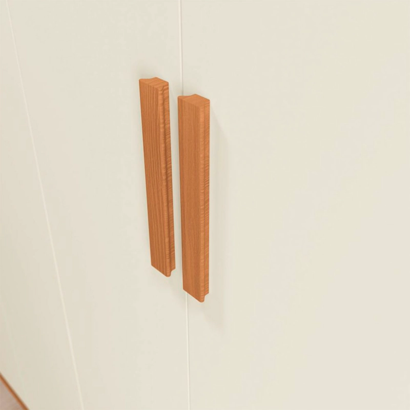 CLOSET ROCA GOIAS 5 PUERTAS 3 CAJONES BLANCO - 5