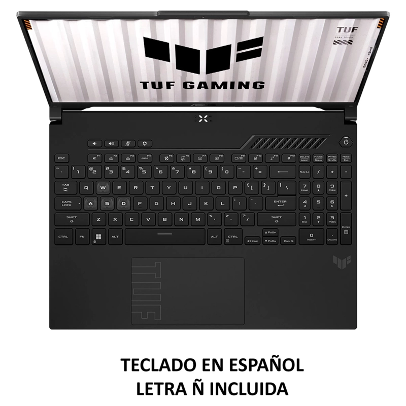 NOTEBOOK ASUS TUF GAMING F16 FX607VJR-TU309W INTEL CORE 5 8GB RAM 512GB SSD NVIDIA RTX 3050 16” Gris, foto 6