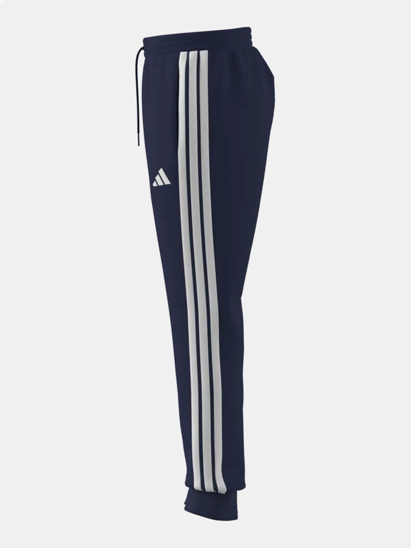 PANTALÓN DE BUZO HOMBRE ADIDAS ESSENTIALS 3 TIRAS AZUL MARINO - 3