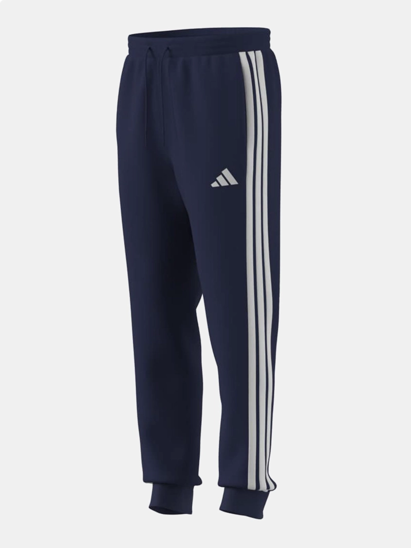 PANTALÓN DE BUZO HOMBRE ADIDAS ESSENTIALS 3 TIRAS AZUL MARINO - 2