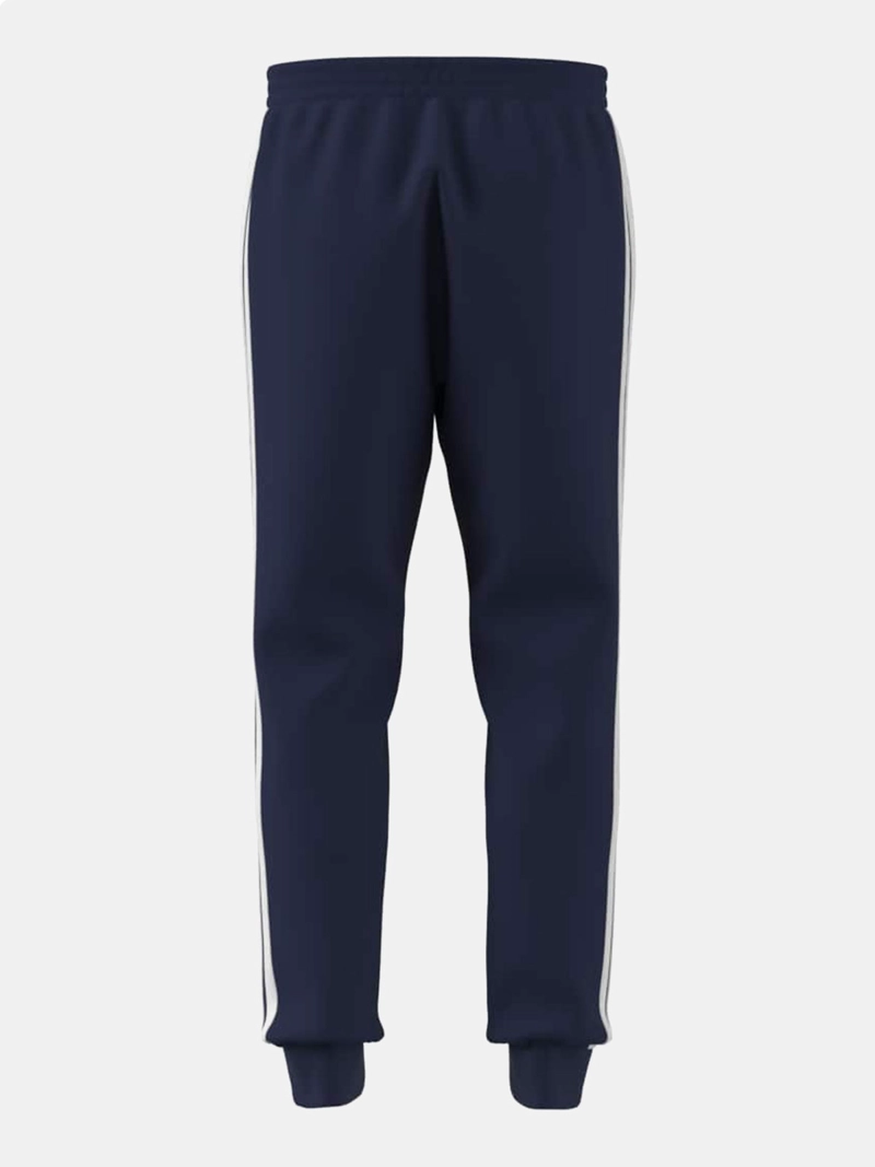 PANTALÓN DE BUZO HOMBRE ADIDAS ESSENTIALS 3 TIRAS AZUL MARINO - 5