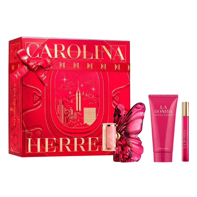 SET PERFUME MUJER CAROLINA HERRERA LA BOMBA EDP 80ML+100ML+EDP 10ML - 1