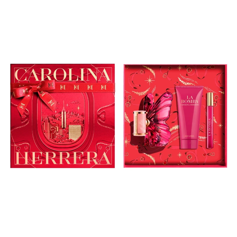SET PERFUME MUJER CAROLINA HERRERA LA BOMBA EDP 80ML+100ML+EDP 10ML - 2