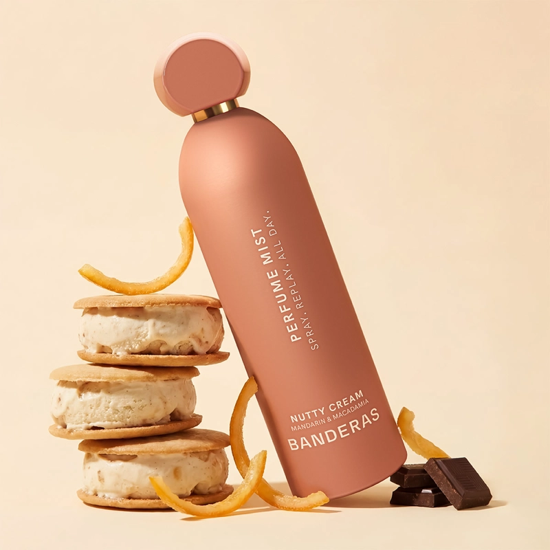 BODY MIST MUJER BANDERAS NUTTY CREAM MANDARIN & MACADAMIA 150ML - 3