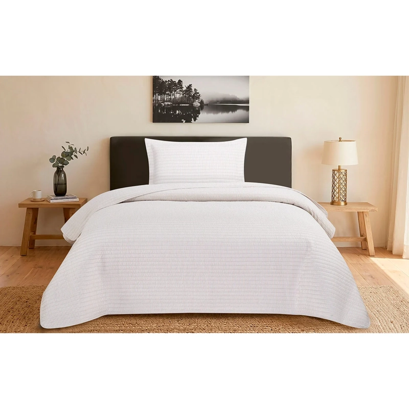 QUILT ANDES CATIONIC 1.5 PLAZAS BEIGE - 1