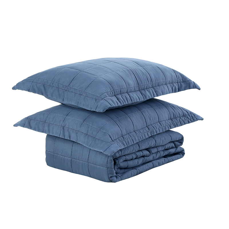 QUILT ANDES STONE WASH 2 PLAZAS AZUL - 3