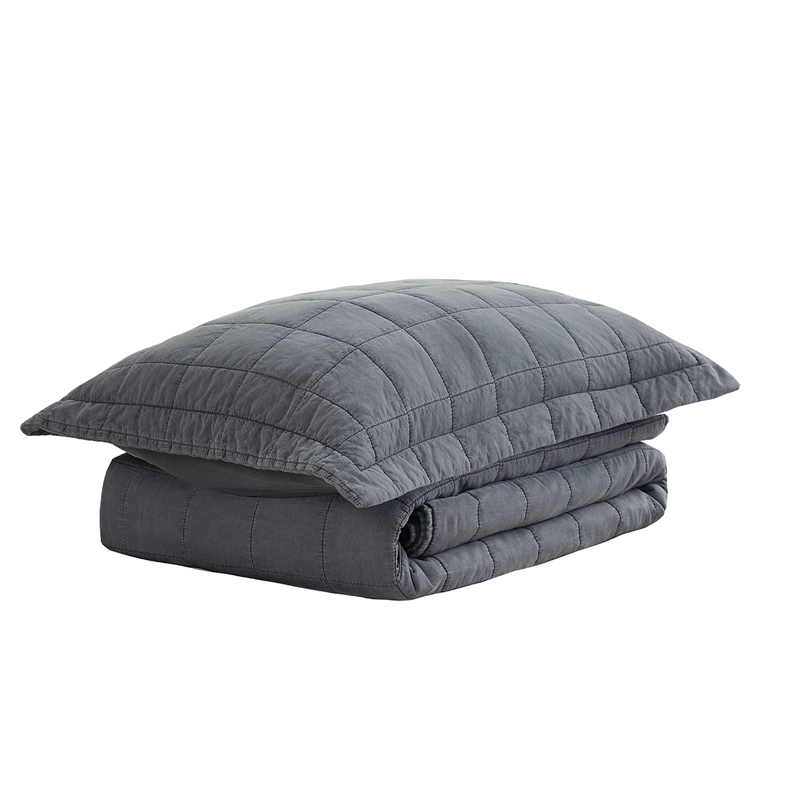 QUILT ANDES STONE WASH 1.5 PLAZAS GRIS - 3