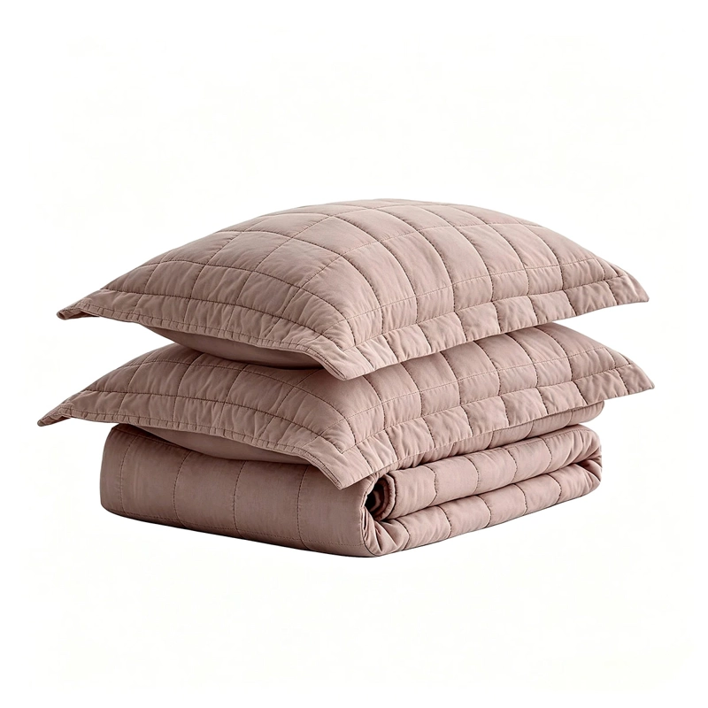 QUILT ANDES STONE WASH 2 PLAZAS ROSA - 3