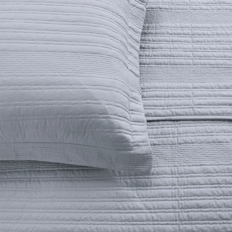 QUILT ANDES STRIPES KING GRIS - 2
