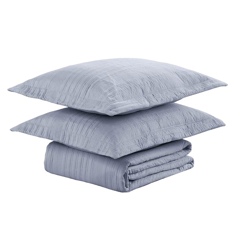 QUILT ANDES STRIPES KING GRIS - 3