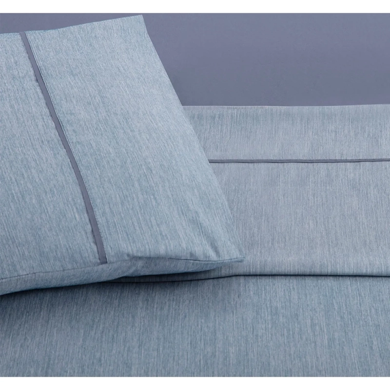 SET ANDES CATIONIC QUILT + JUEGO DE SÁBANAS 1.5 PLAZAS AZUL - 2