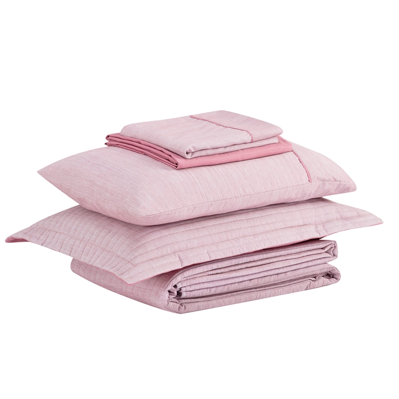 SET ANDES CATIONIC QUILT + JUEGO DE SÁBANAS 1.5 PLAZAS FRAMBUESA - 3
