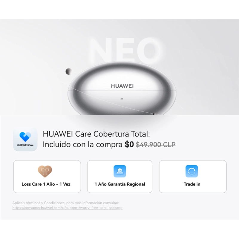 AUDÍFONOS HUAWEI IN EAR FREEBUDS NEO BLUETOOTH Rosado, foto 10