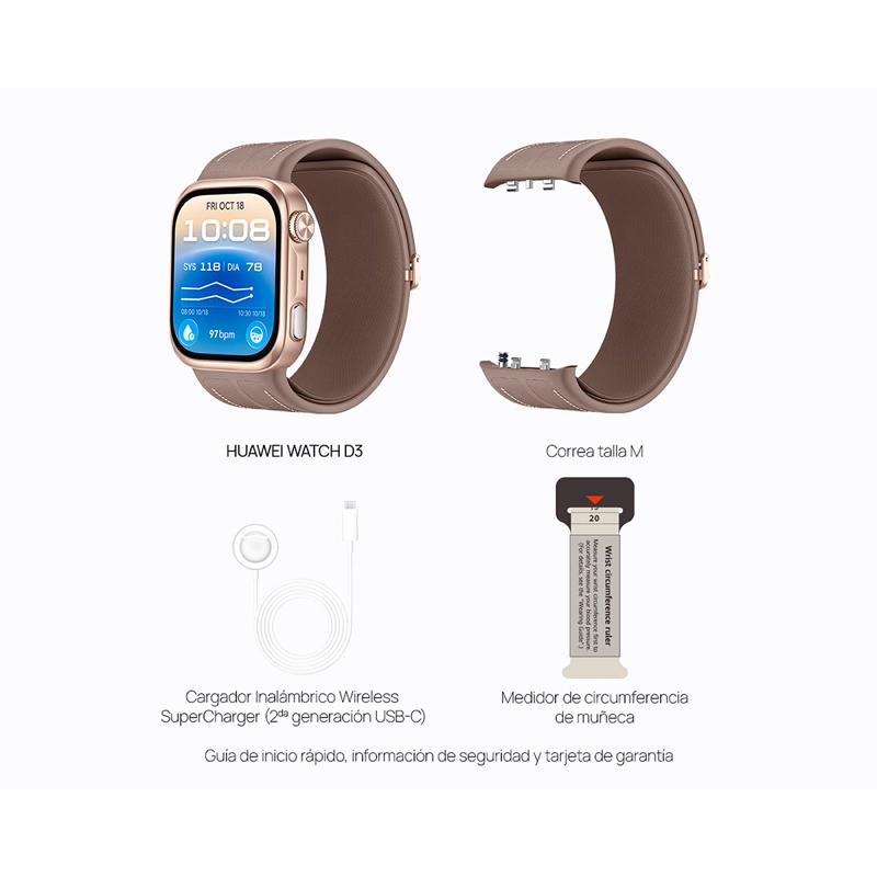 SMARTWATCH HUAWEI WATCH D3 Café, foto 11