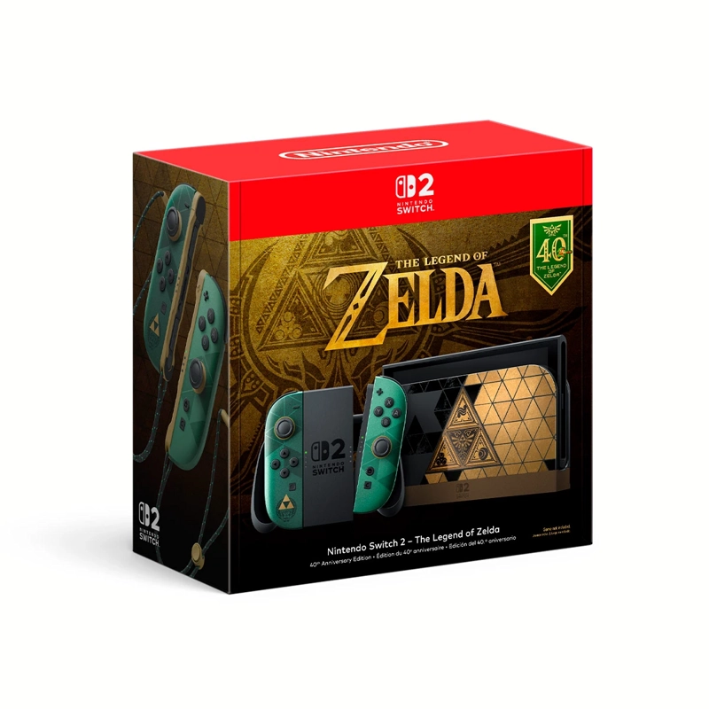 CONSOLA NINTENDO SWITCH 2. THE LEGEND OF ZELDA 40TH EDICIÓN ANIVERSARIO Rojo, foto 2