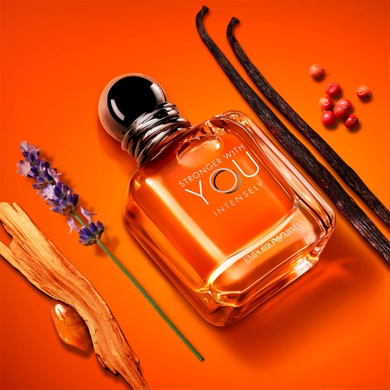 SET PERFUME HOMBRE GIORGIO ARMANI STRONGER WITH YOU INTENSELY EDP 100ML+15ML - 4