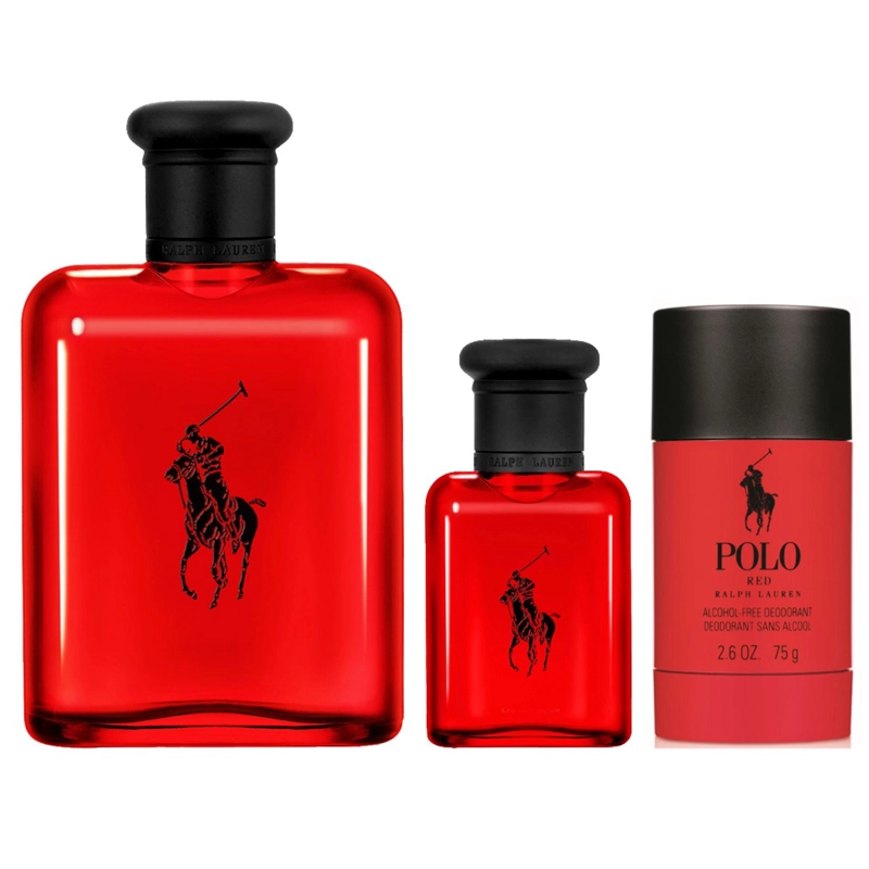 SET PERFUME HOMBRE RALPH LAUREN POLO RED EDT 125ML+40ML - 1