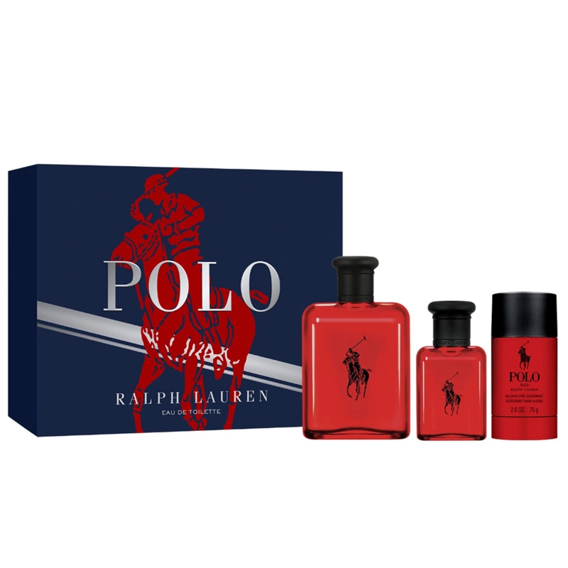 SET PERFUME HOMBRE RALPH LAUREN POLO RED EDT 125ML+40ML - 2